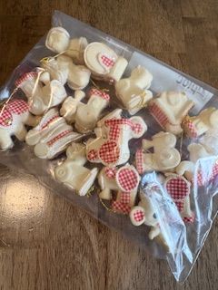 Vintage Train Ornaments lot of 18