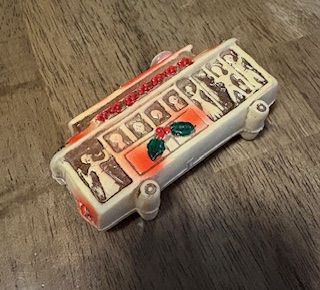 Vintage Japanese "Streetcar of Aliens" Ornament