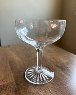 Art Deco Champagne Glass