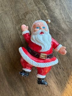 Vintage Plastic Santa