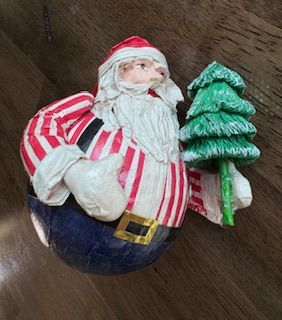 Silvestri Paper Mache Santa
