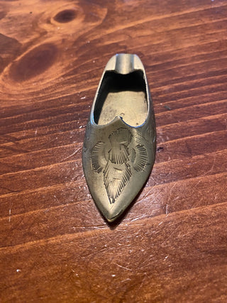 Aladdin Shoe Brass Ashtray