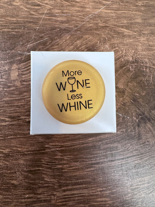 More Wine Less Whine - Wine Bottle Topper