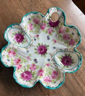 Vintage Nippon Scalloped Dish