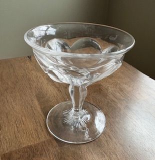 Vintage Champagne Coupe