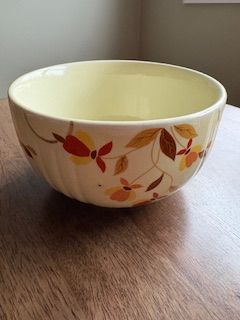 Vintage Hall Autumn Leaf Bowl
