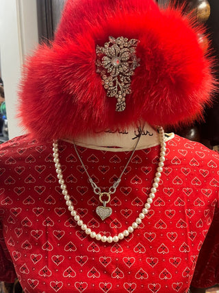 VTG '59 Lanz VDay Red Dress S/S