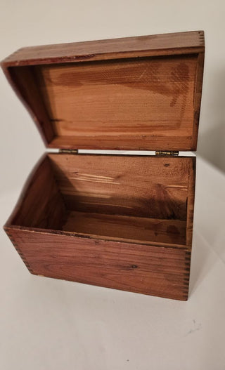 Vintage Wooden Index or Recipe Box