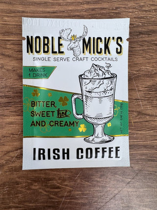 Irish Coffee Single Serve Craft Cocktail by Noble Micks