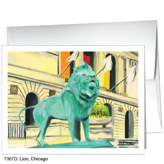 Chicago Art Institute Lion Greeting Card