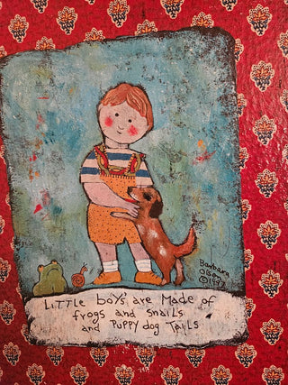 What Little Boys are Made Of Print by Barbara Olson