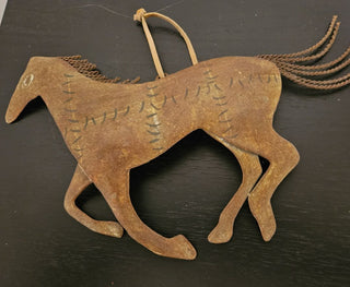 Metal Horse Christmas Ornament