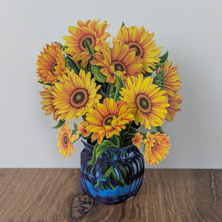 Mini Sunflowers Pop Up Greeting Card JSQ Mercantile La Grange IL