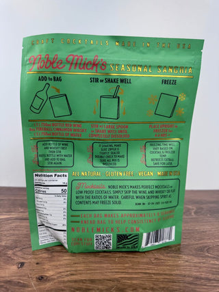 Seasonal Sangria Frozen Cocktail Mix by Noble Micks - 10 oz Bag