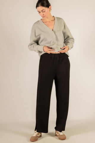 Butter Modal Wide Leg Lounge Pants with Modern Side Slits