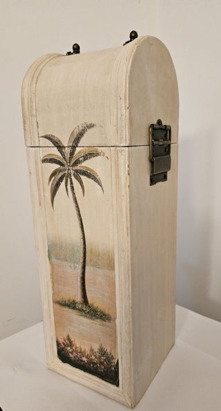 Decorative Box with Palm Tree