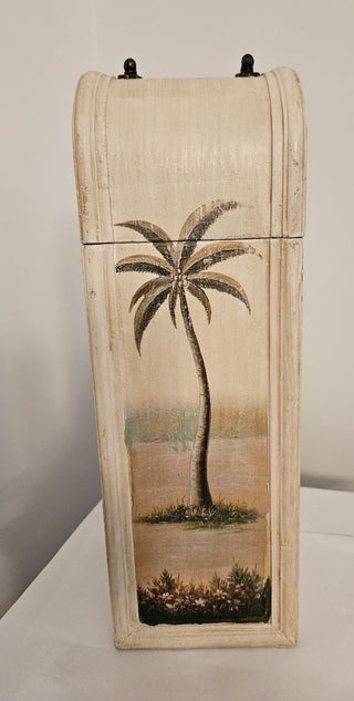 Decorative Box with Palm Tree