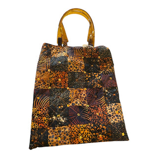 Handcrafted Fall Bag w/Sequins & Beads