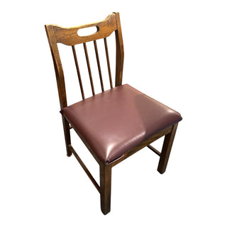 Vintage Solid Wood Desk with Chair(two-piece set) 48Wx22Dx30H