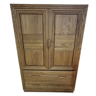 Solid Oak 6 Drawer Mule Dresser 38Wx19Dx59H