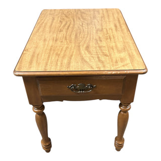 1 Drawer Rectangular Wood End Table 20Wx28Dx22H
