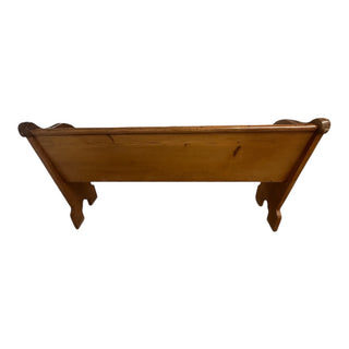 Solid Wood Church Pew 59Wx19Dx34H