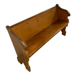 Solid Wood Church Pew 59Wx19Dx34H