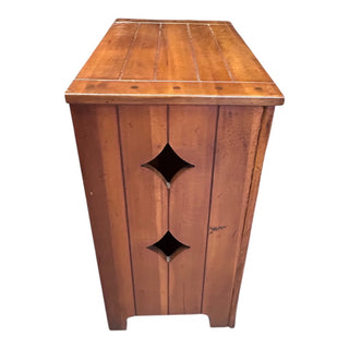 F. Shockey 1 Drawer 2 Shelf Wood Side Table 24Wx14Dx27H