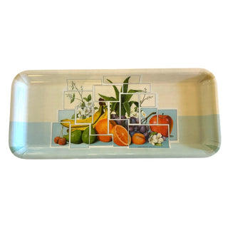 Tray with Fruit on it, Made in Italy