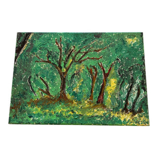 Tree Signed Painting on Canvas 14Wx10H
