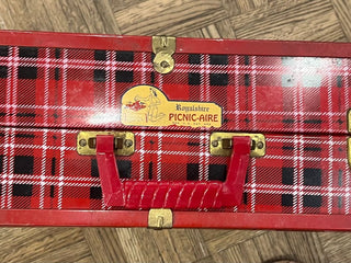 VTG Royalshirie Picnic-Aire Suitcase Metal Conv. Table