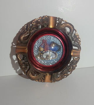Japanese metal ashtray