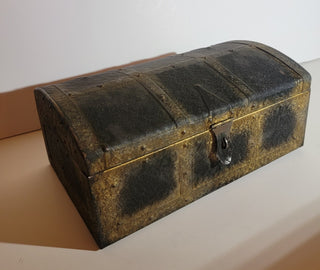 Metal treasure chest