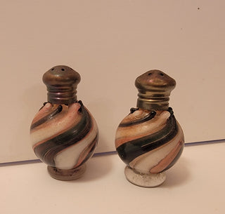Murano glass salt & pepper shakers