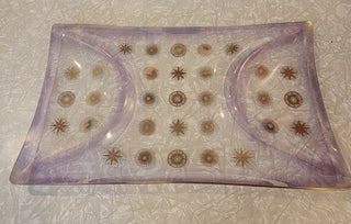 Glamaglass oblong tray