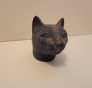 Bastet Egyptian cat figure head