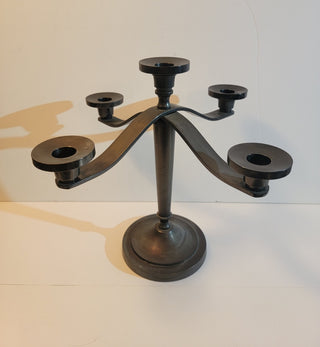 Restoration Hardware bronze 5 candle candelabra