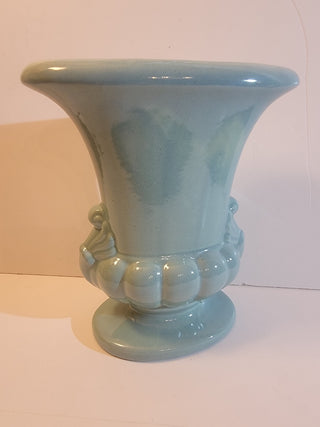 Haeger aqua blue urn vase