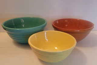 Bauer Ringware of 3 nesting  bowls (must sell as a set of 3)