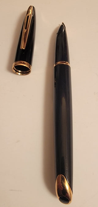 Waterman Carene Black Sea fountain pen 18k gold nib