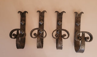 Ferro Art wrought iron wall hook/made in Spain