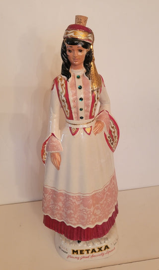 Metaxa Greek figural decanter