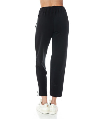 Straight Leg Scuba Pants – Black