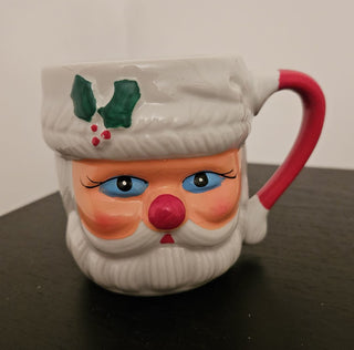 Vintage Santa with Red Nose Mug