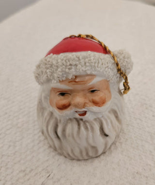 Vintage China Santa Bell Gray Beard