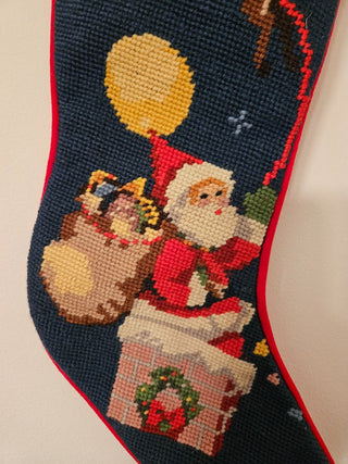 Santa Tapestry Stocking