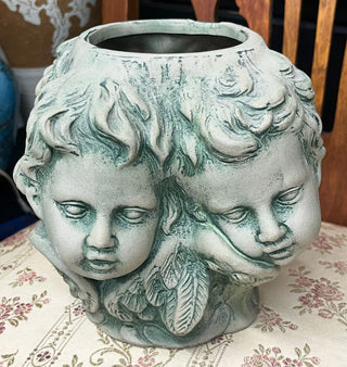 Vintage Cherub Vase/Planter