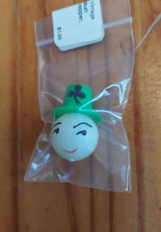 1950s leprechaun plastic head topper, Hong Kong