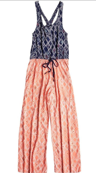 NEW w/tag - Roxy Junior's Sun Kissed Romper Crossback Wide legs