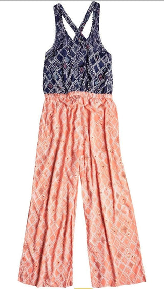 NEW w/tag - Roxy Junior's Sun Kissed Romper Crossback Wide legs